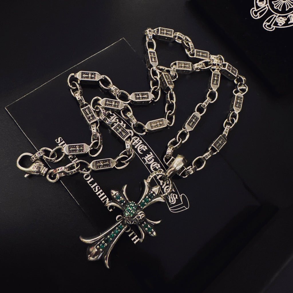 Chrome Hearts Slender Radiating Cross Necklace - album image 6
