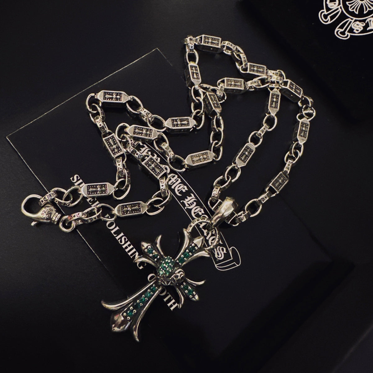Chrome Hearts Slender Radiating Cross Necklace - album image 6