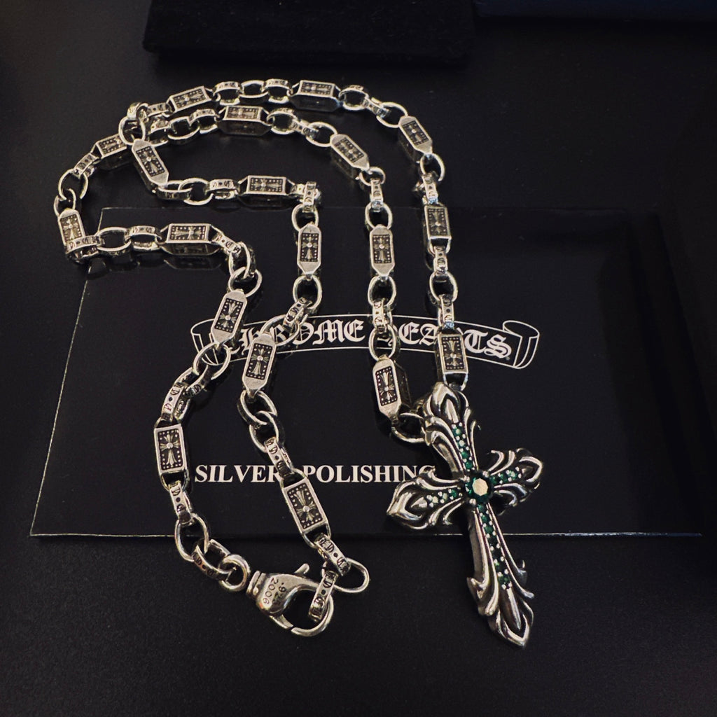 Chrome Hearts Ornate Floral Cross Necklace - album image 6