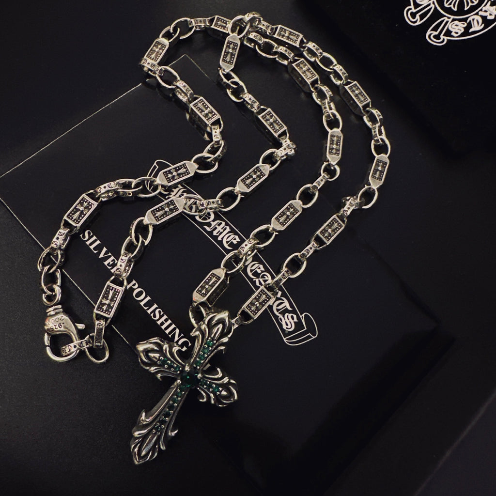 Chrome Hearts Ornate Floral Cross Necklace - album image 8