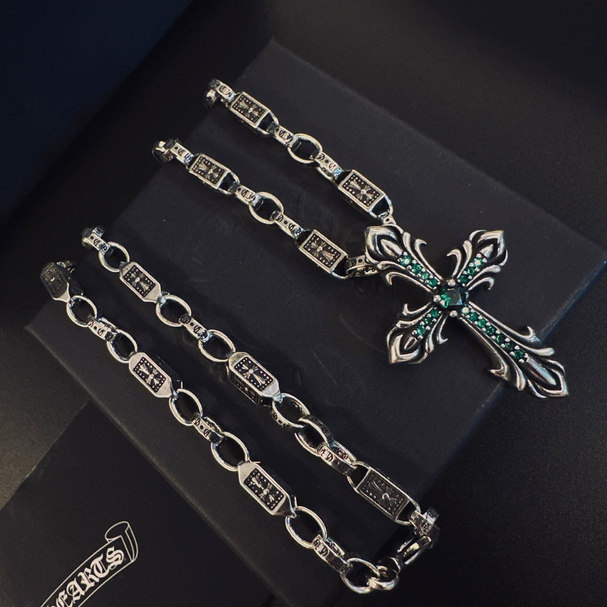 Chrome Hearts Ornate Floral Cross Necklace - album image 5