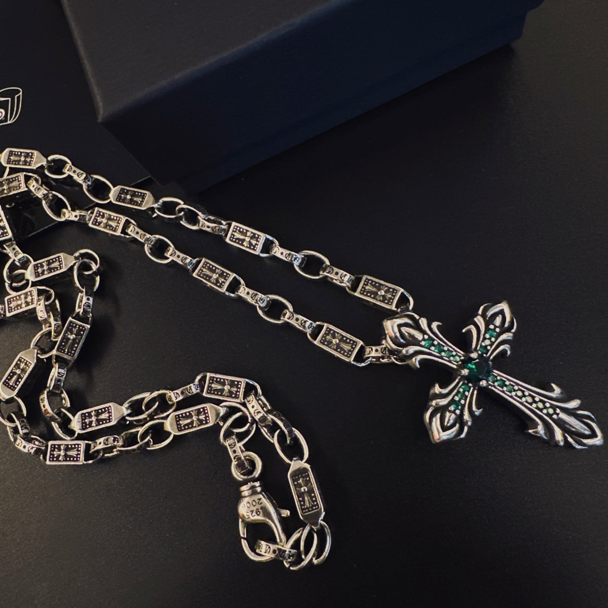 Chrome Hearts Ornate Floral Cross Necklace - album image 4