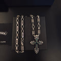 Chrome Hearts Ornate Floral Cross Necklace - album image 1
