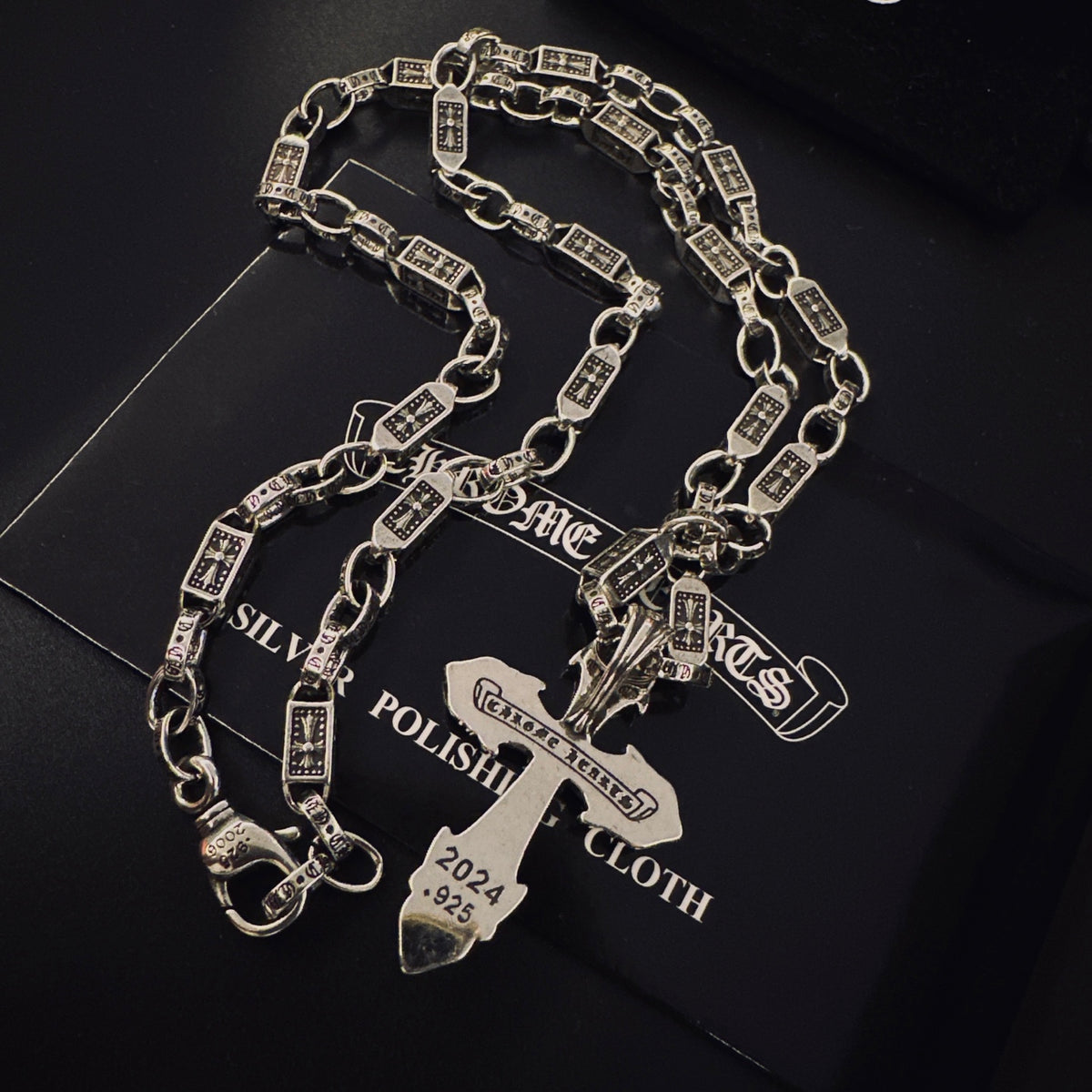 Chrome Hearts Ornate Floral Cross Necklace - album image 9