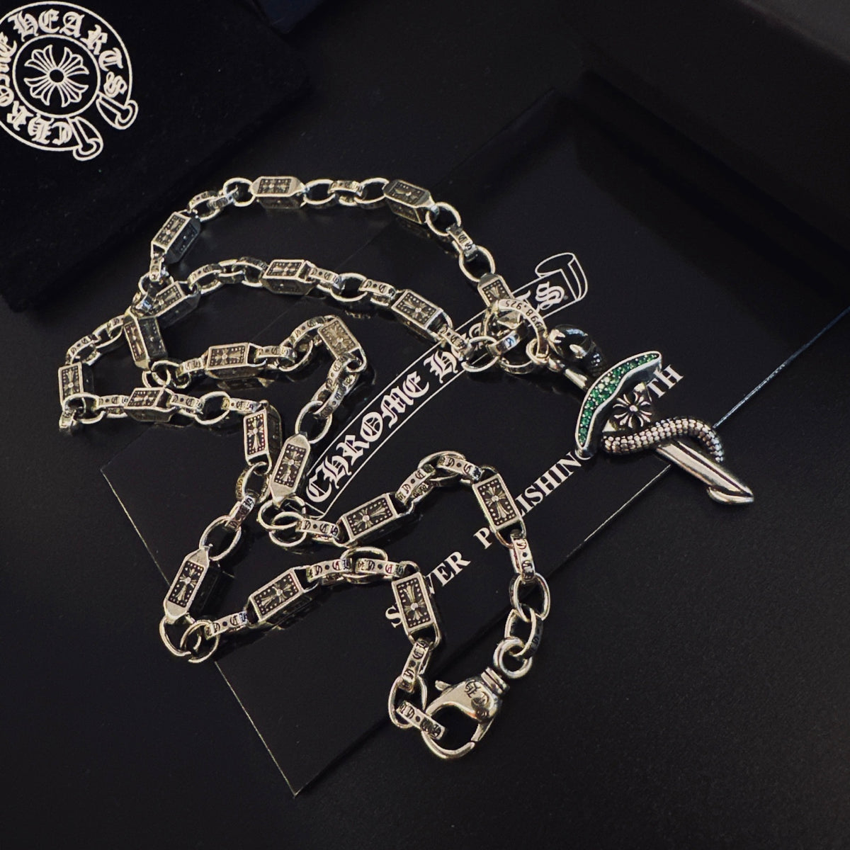 Chrome Hearts Dark Dagger Pendant Necklace - album image 7