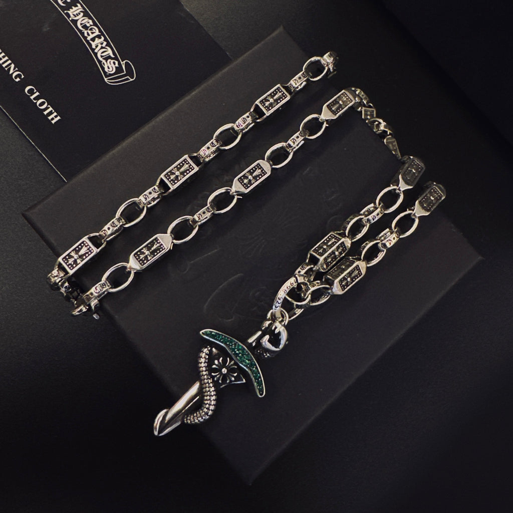 Chrome Hearts Dark Dagger Pendant Necklace - album image 2