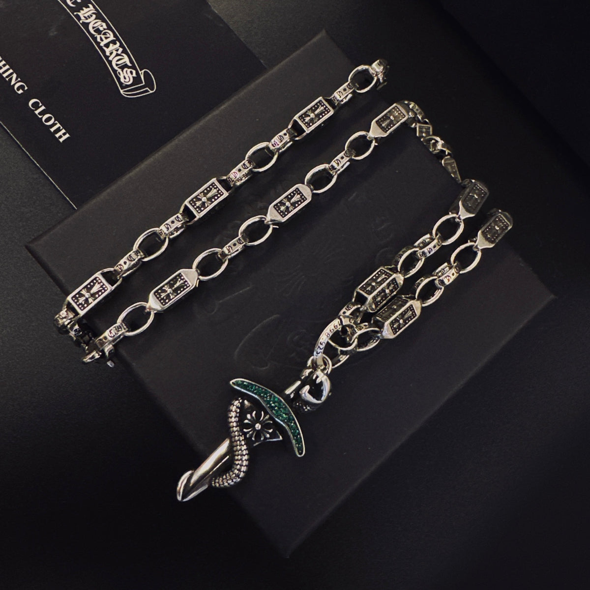 Chrome Hearts Dark Dagger Pendant Necklace - album image 2