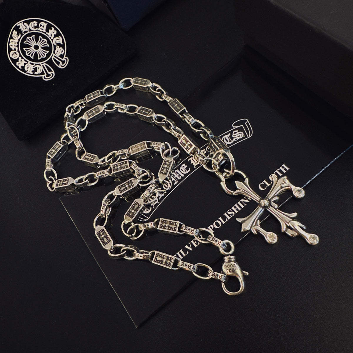 Chrome Hearts Long Pointed Cross Link Necklace - album image 5