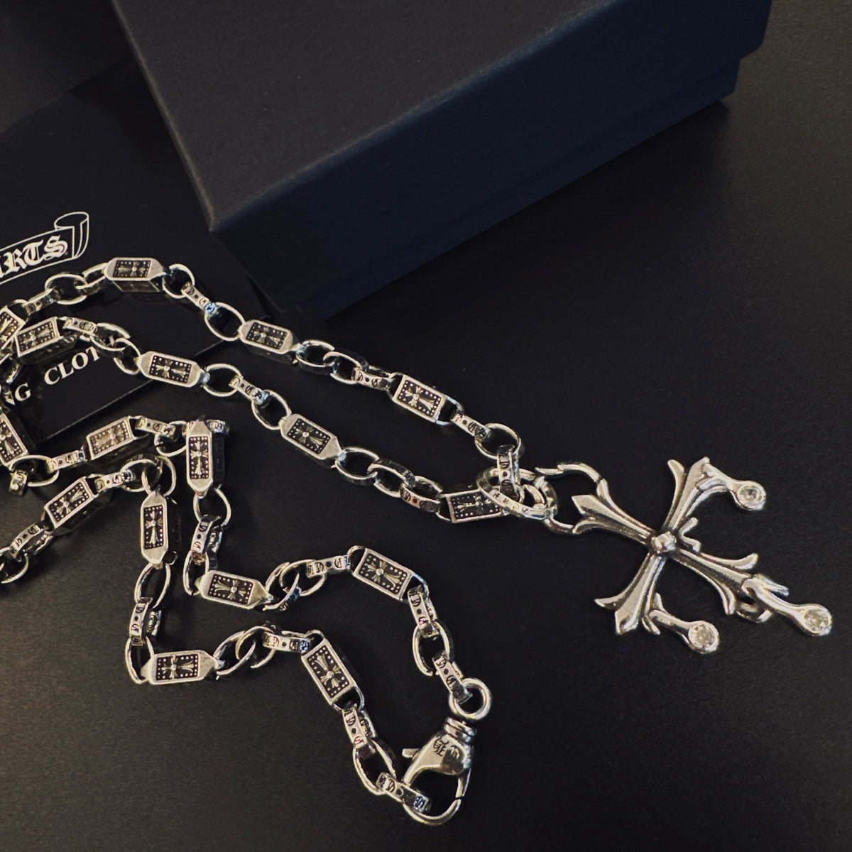 Chrome Hearts Long Pointed Cross Link Necklace - album image 8
