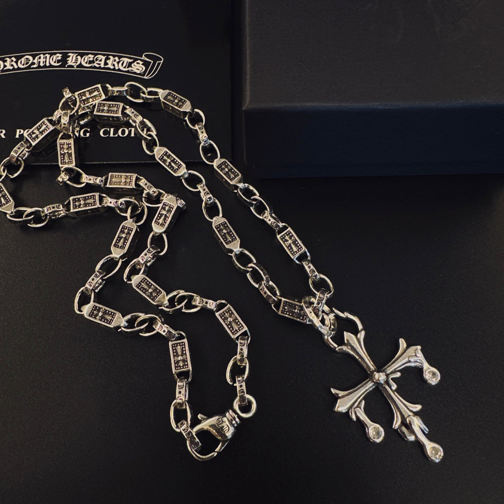 Chrome Hearts Long Pointed Cross Link Necklace - album image 6