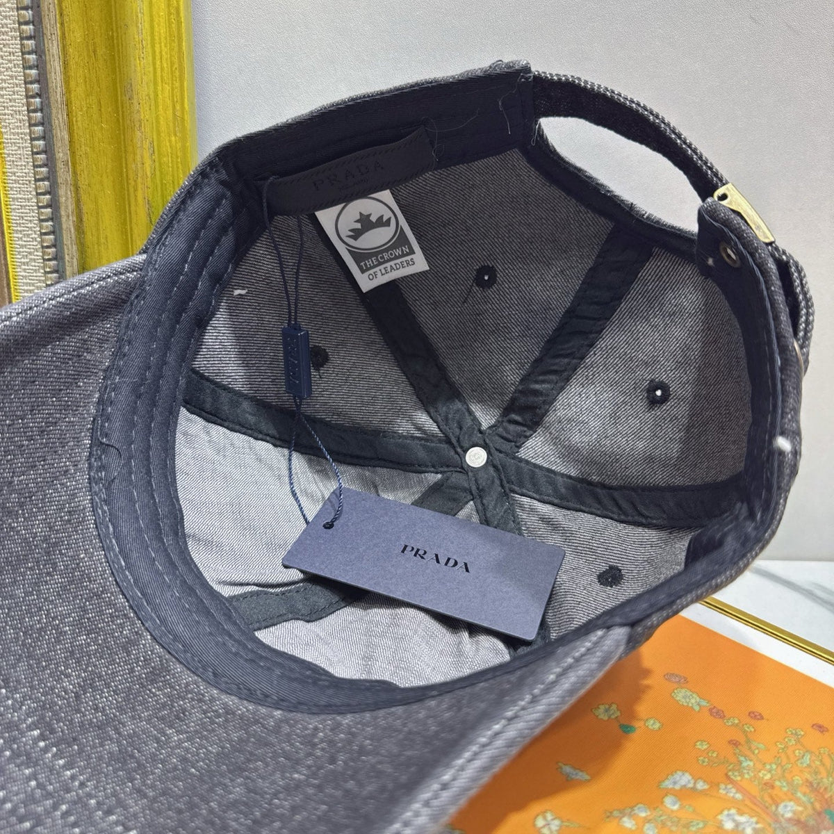 Prada Denim Baseball Cap - image 7
