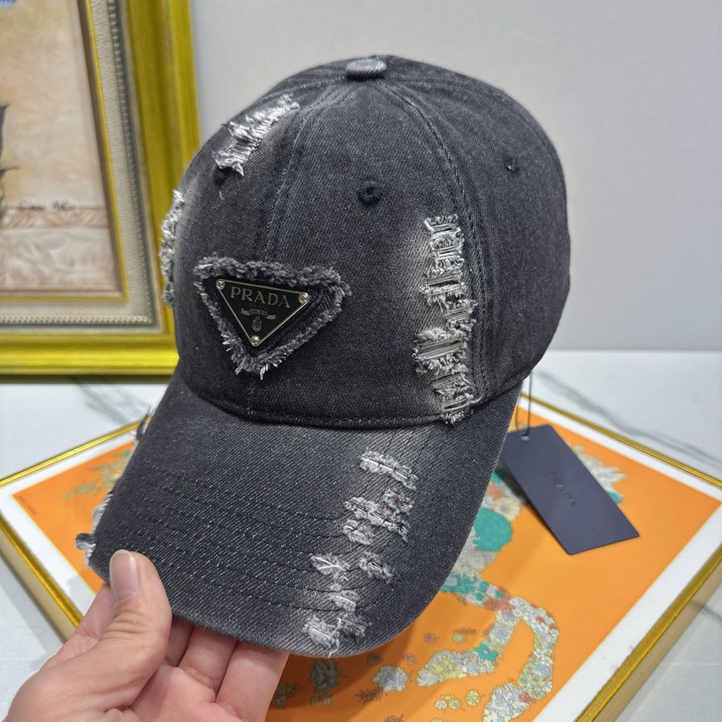 Prada Denim Baseball Cap - image 5