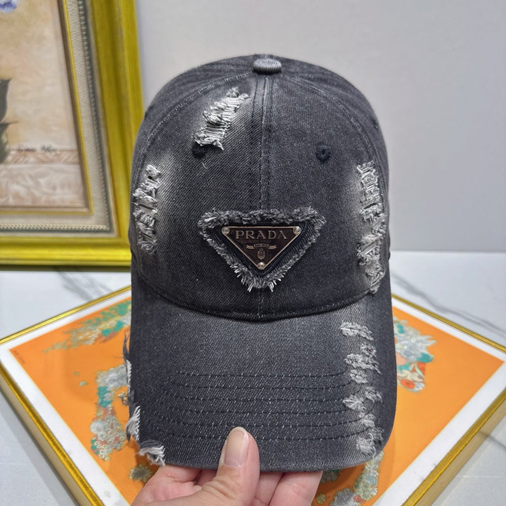 Prada Denim Baseball Cap - image 6