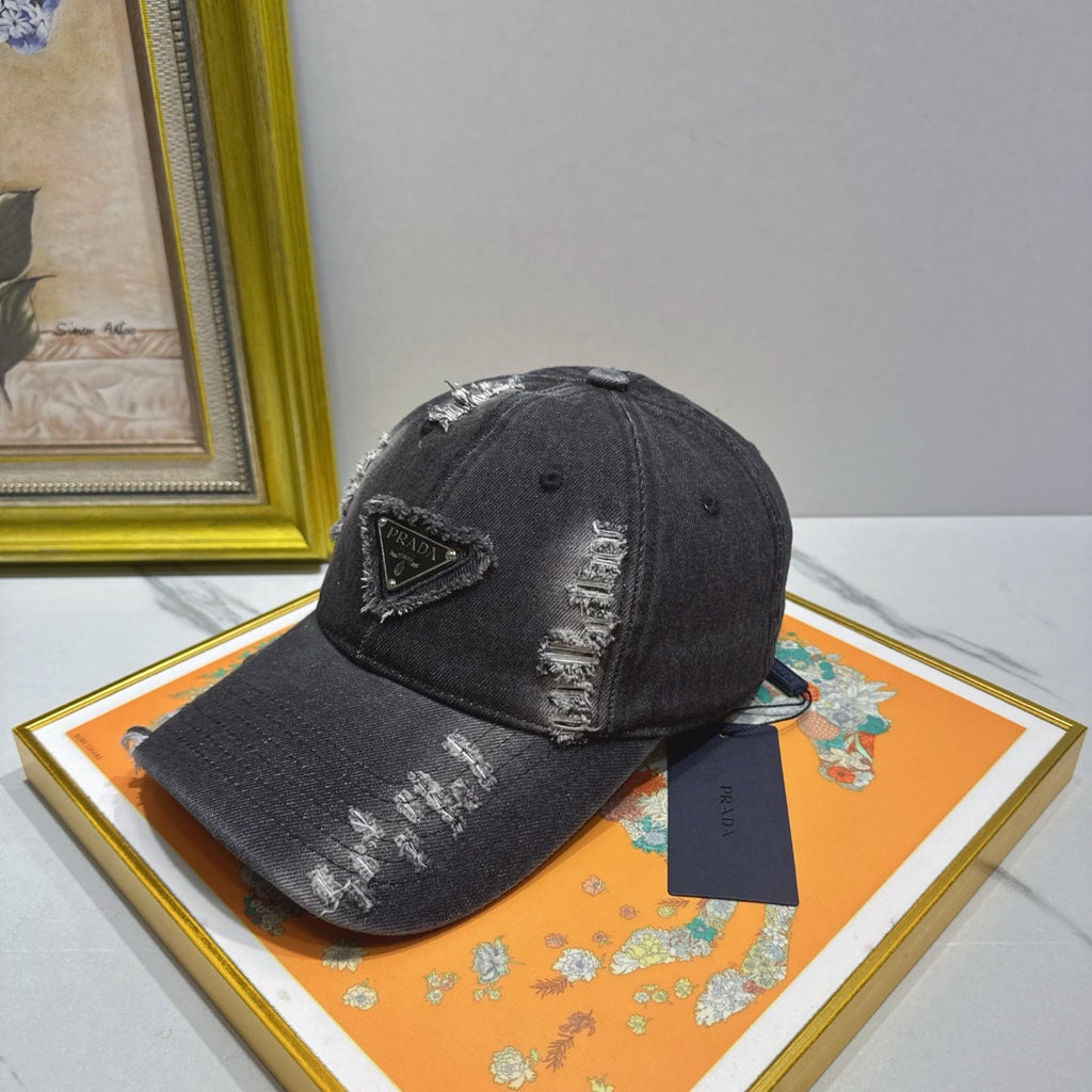 Prada Denim Baseball Cap - image 2