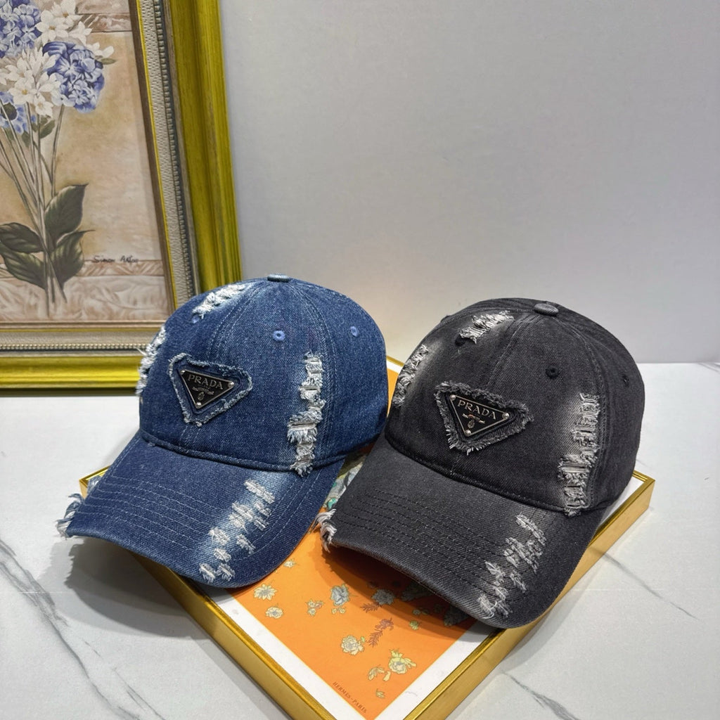 Prada Denim Baseball Cap - image 2