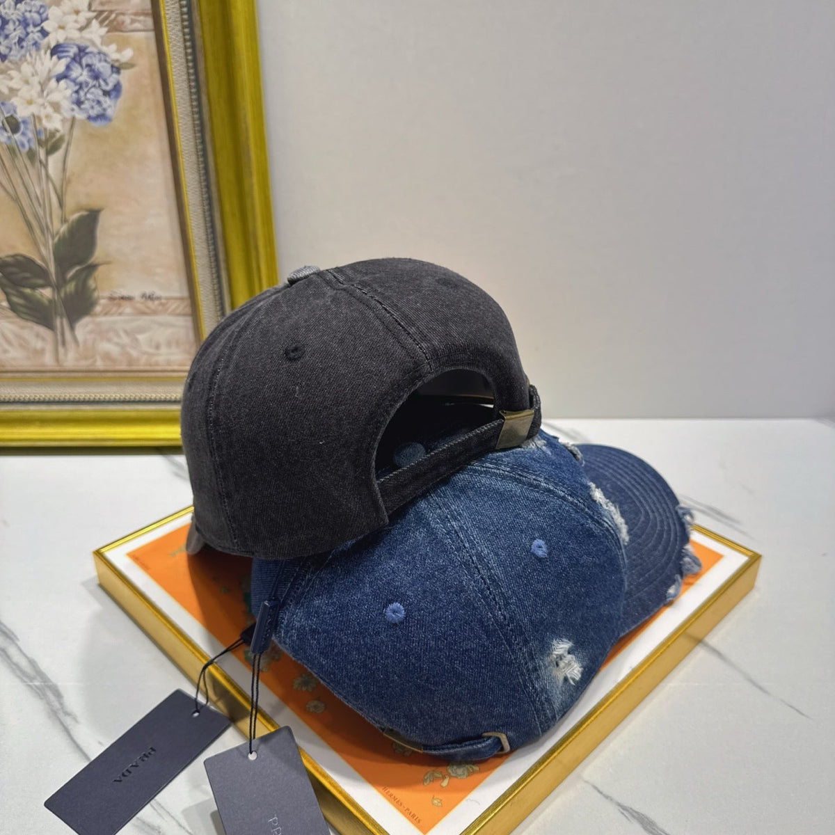 Prada Denim Baseball Cap - image 9