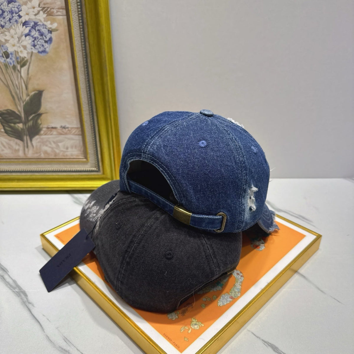 Prada Denim Baseball Cap - image 5
