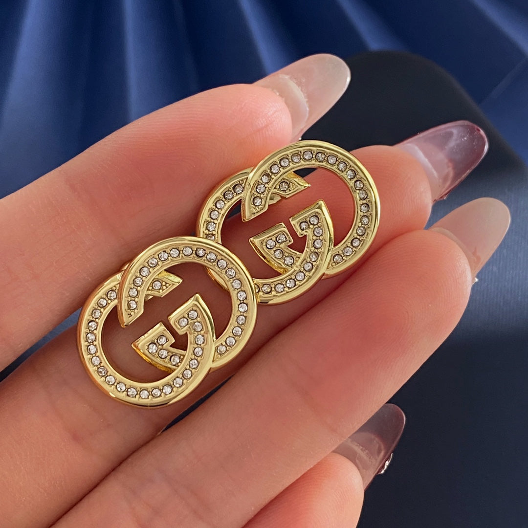 Gucci Gold-Tone Interlocking G Brooch - album image 6