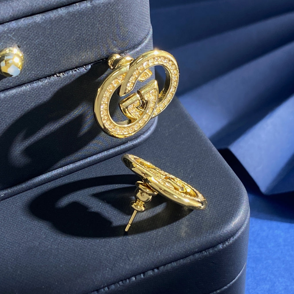 Gucci Gold-Tone Interlocking G Brooch - album image 4