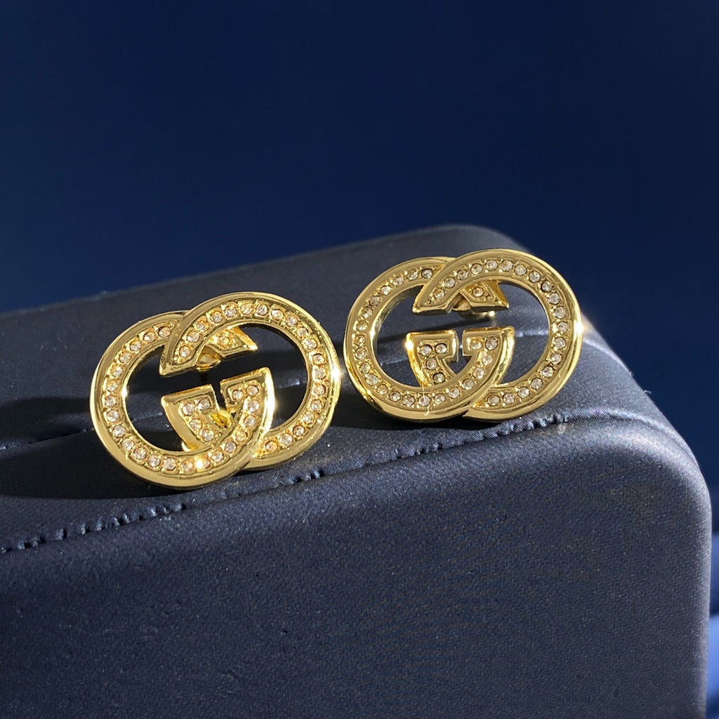 Gucci Gold-Tone Interlocking G Brooch - album image 7