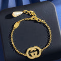 Gucci Gold-Tone Double G Charm Bracelet - album image 1