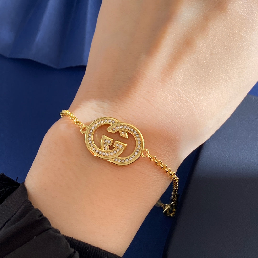 Gucci Gold-Tone Double G Charm Bracelet - album image 2