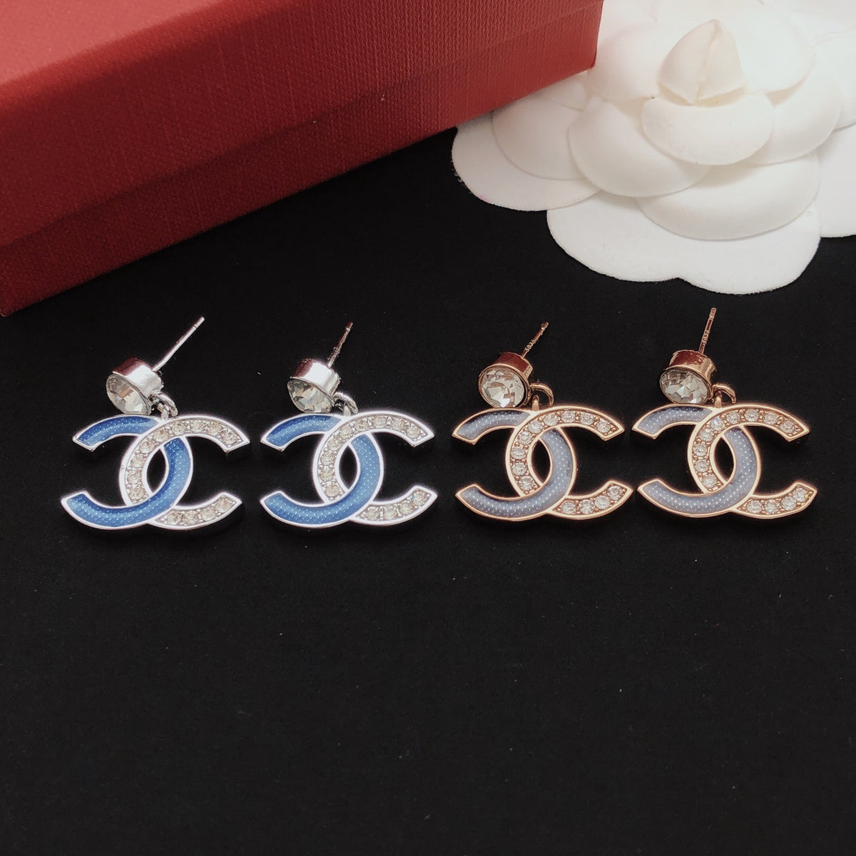 Chanel Blue Earrings - album image 7