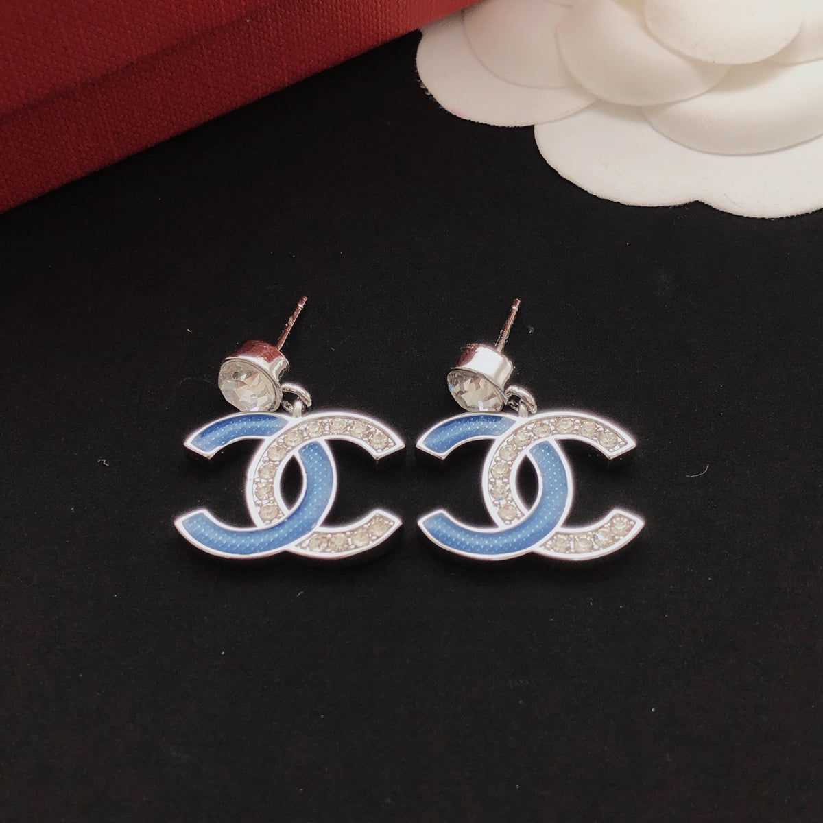 Chanel Blue Earrings - album image 8