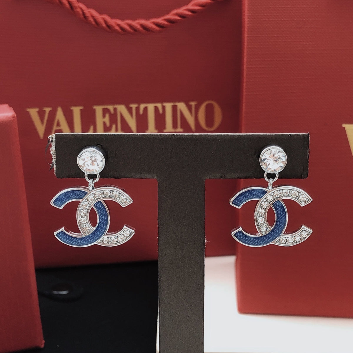 Chanel Blue Earrings - album image 9