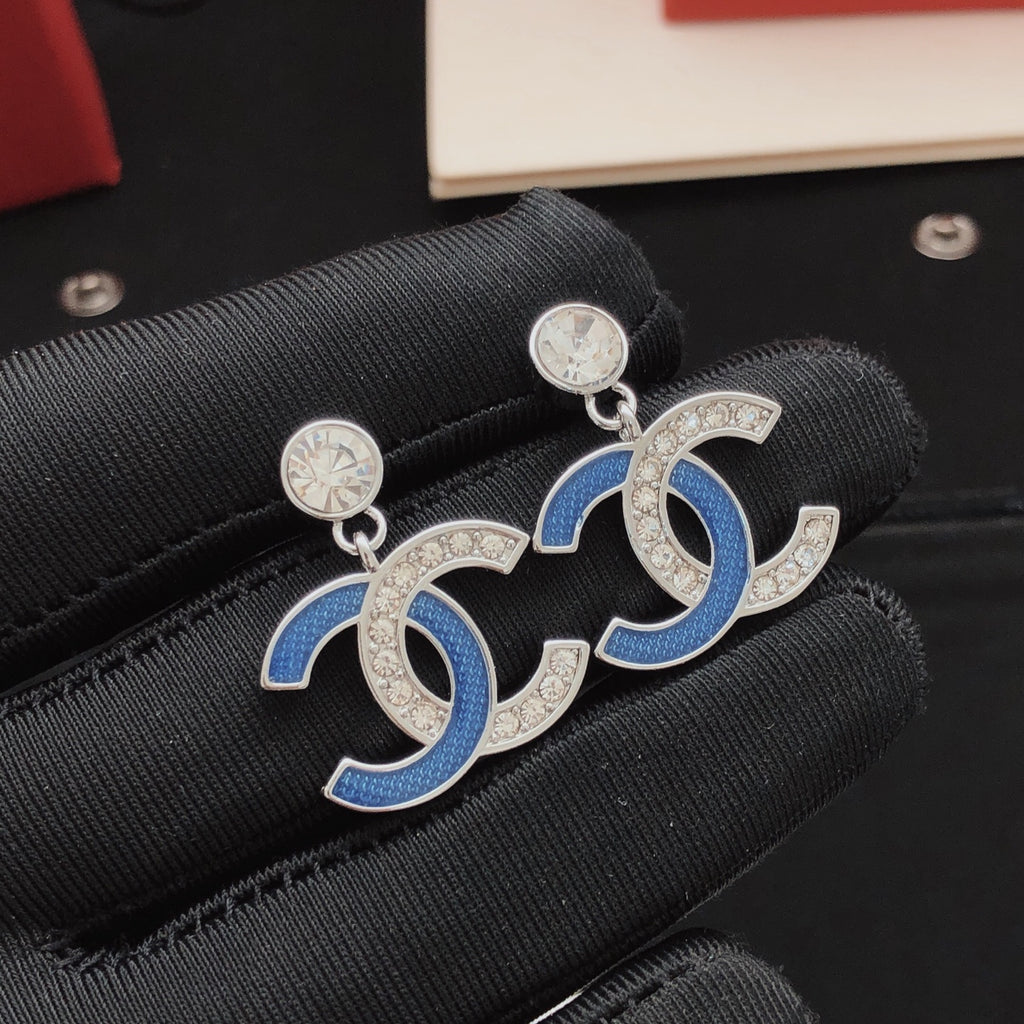 Chanel Blue Earrings - album image 1