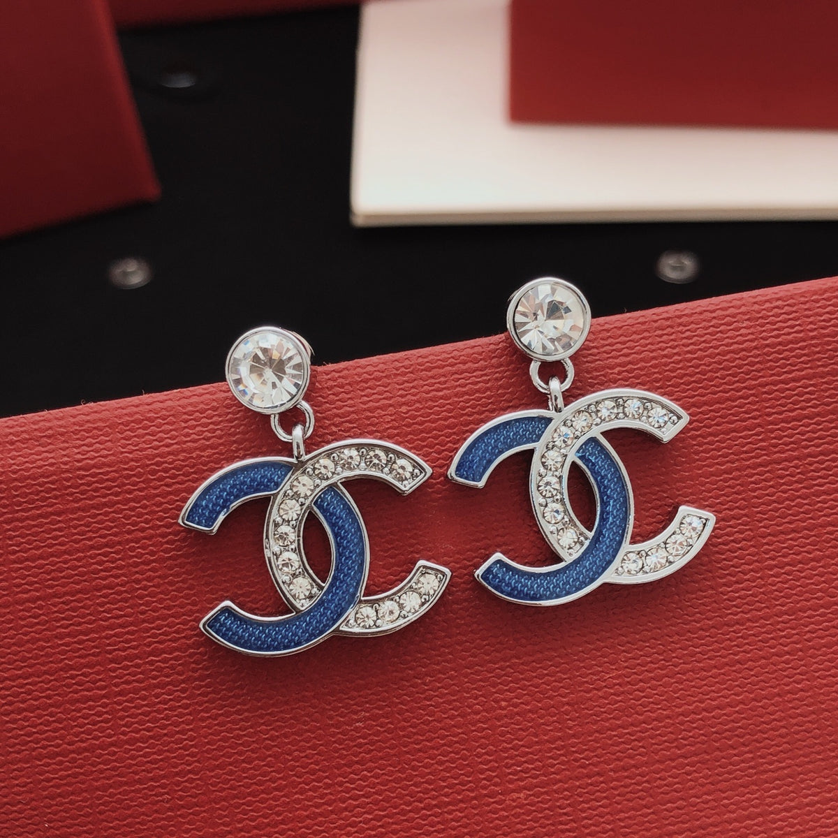 Chanel Blue Earrings - album image 3