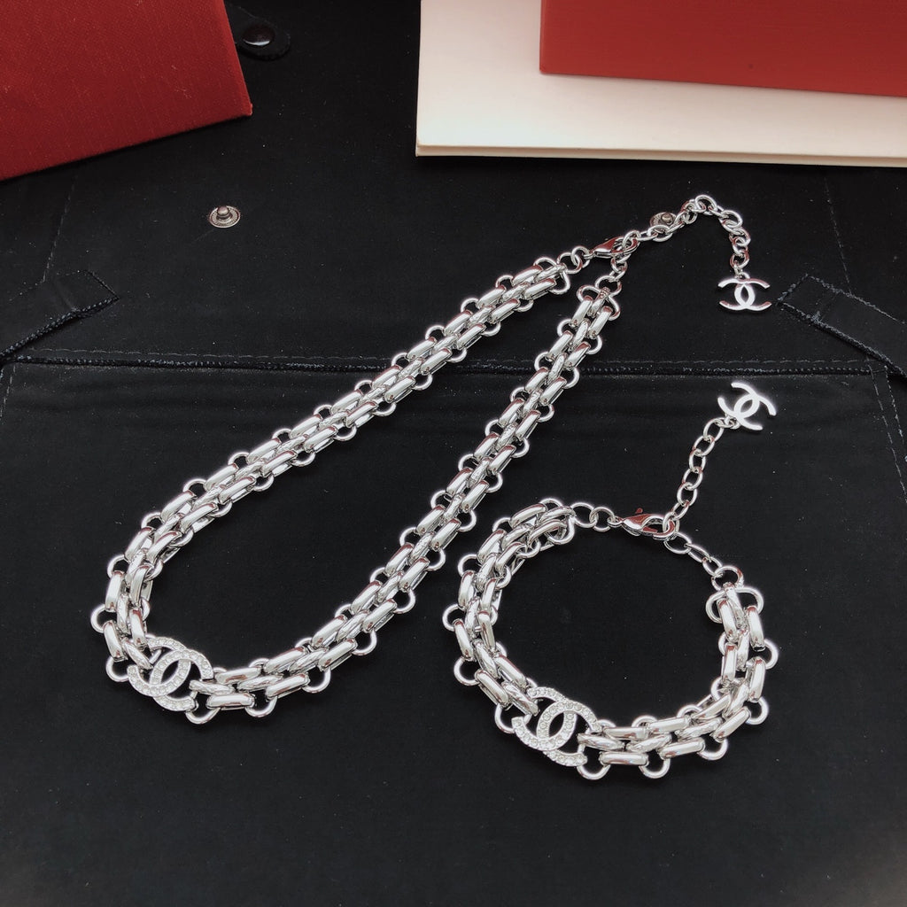Chanel Silver-Tone Polished Necklace - album image 5