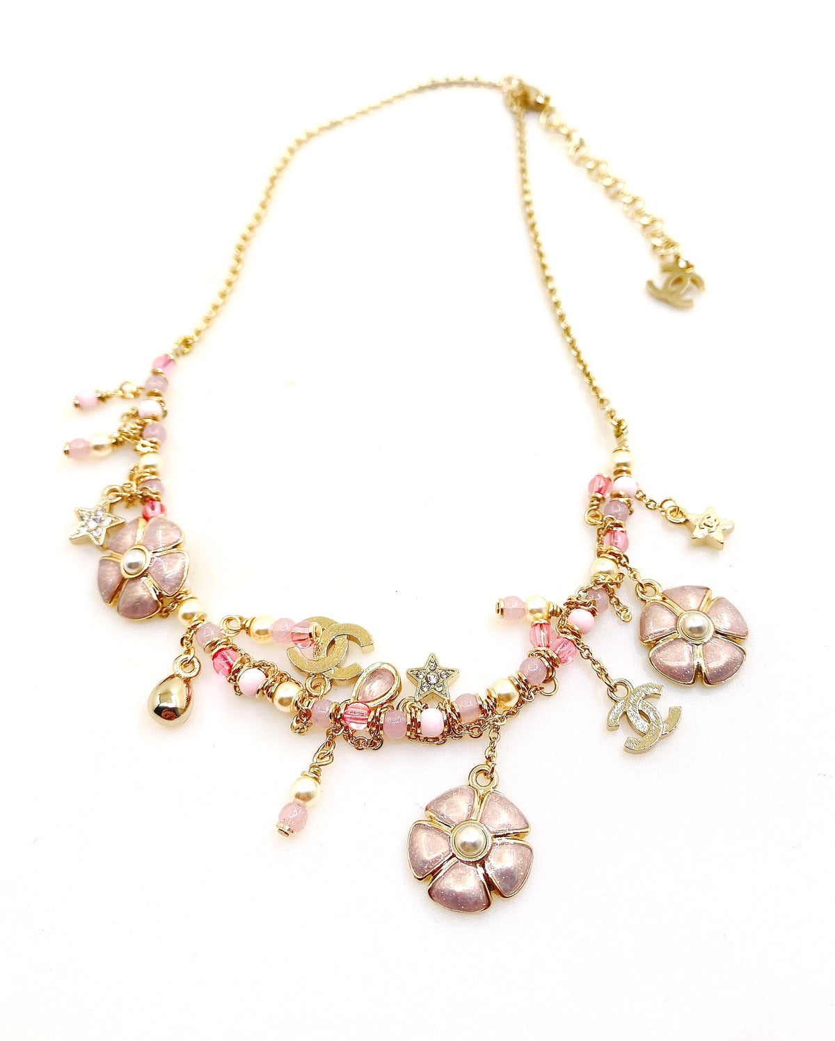 Chanel Gold-Tone Letter and Charm Necklace - album image 1