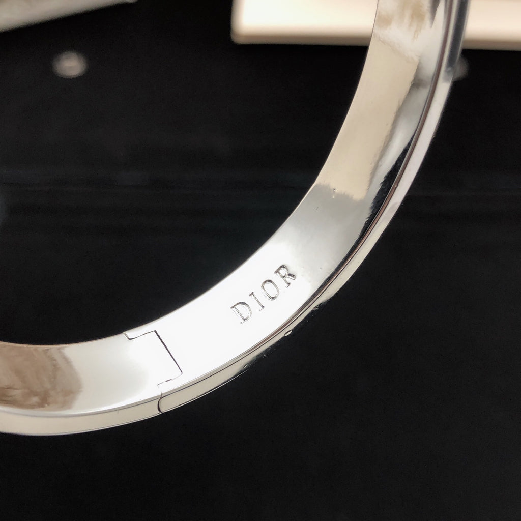 Dior Black Crystal Logo Bangle - product image 3