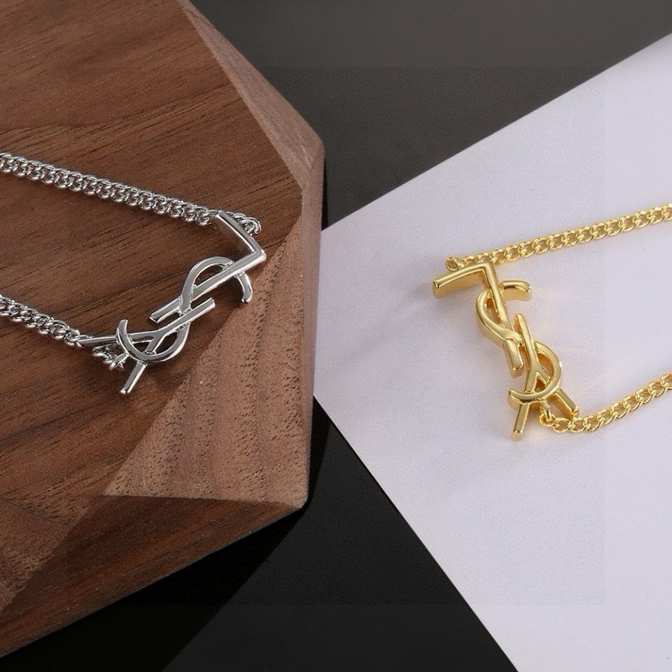 Saint Laurent Gold-Tone Monogram Chain Bracelet - album image 8