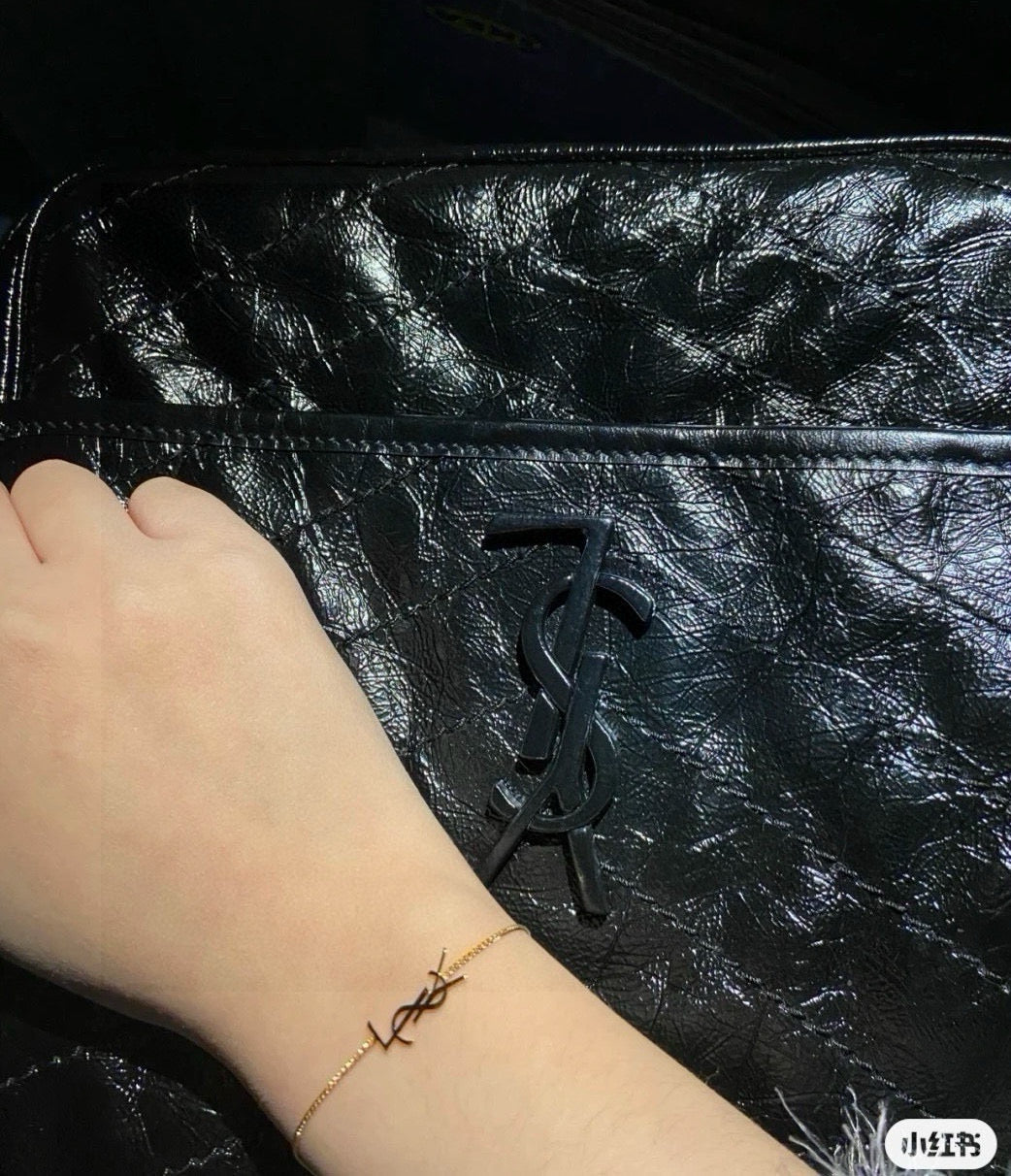 Saint Laurent Gold-Tone Monogram Chain Bracelet - album image 9