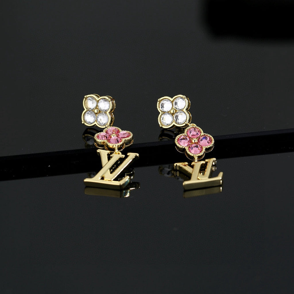 Louis Vuitton LV Letter Stud Earrings - album image 6