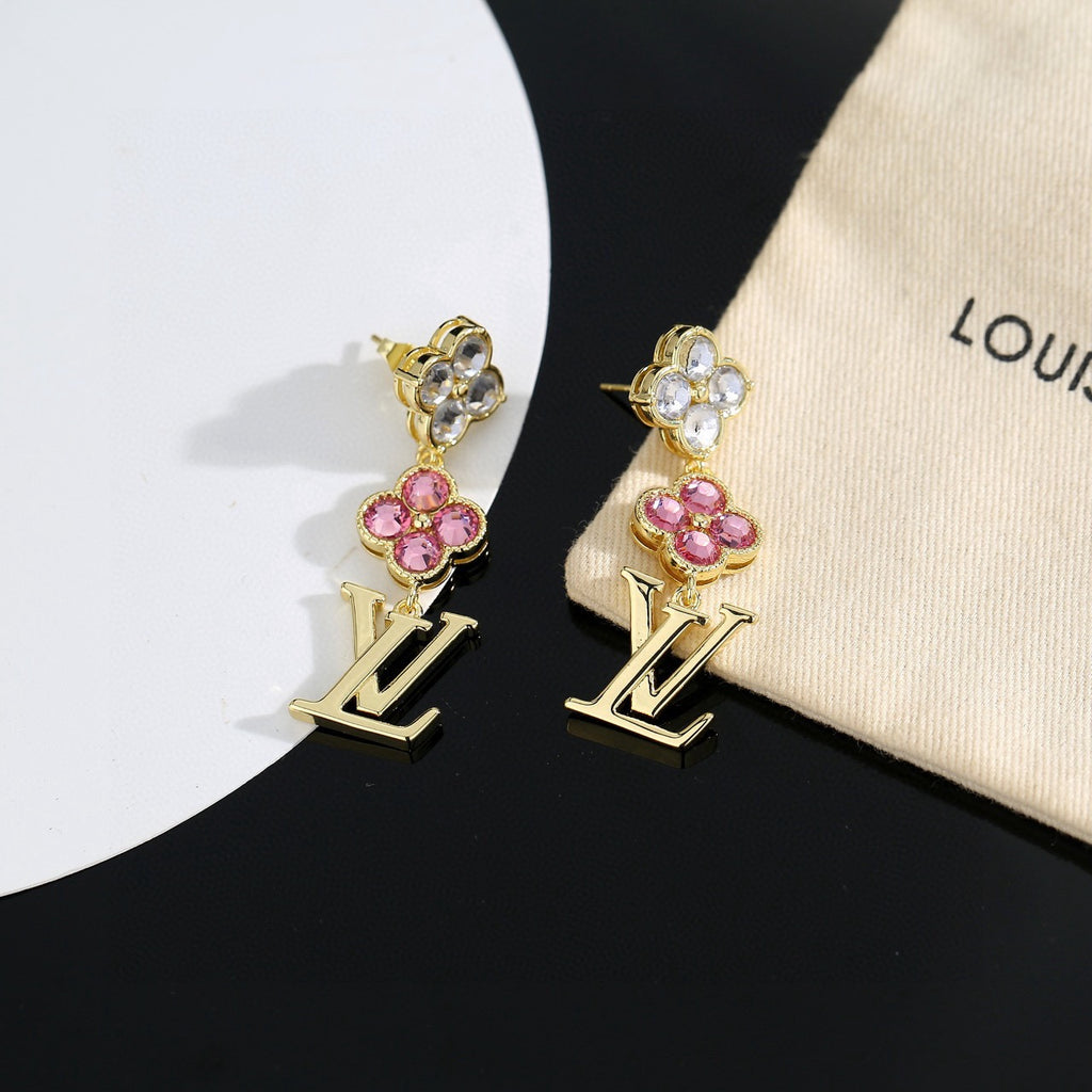 Louis Vuitton LV Letter Stud Earrings - album image 4