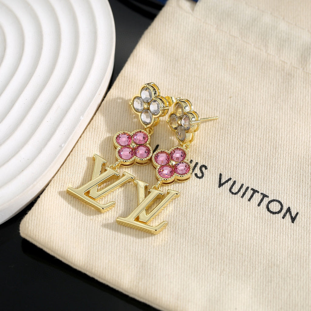 Louis Vuitton LV Letter Stud Earrings - album image 2