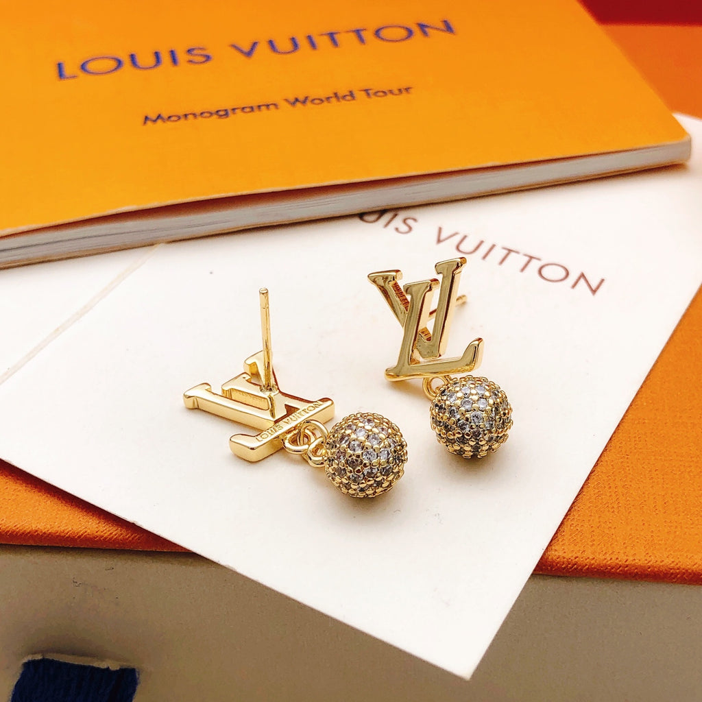 Louis Vuitton Crystal Accent Earrings - album image 4