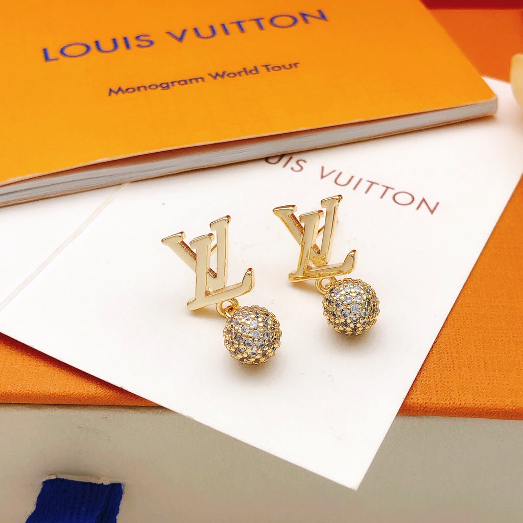 Louis Vuitton Crystal Accent Earrings - album image 3