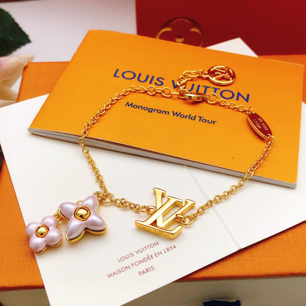 Louis Vuitton Pink Flower Bracelet - album image 5