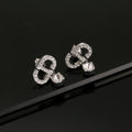 Dior Crystal Bow Stud Earrings - product image 1
