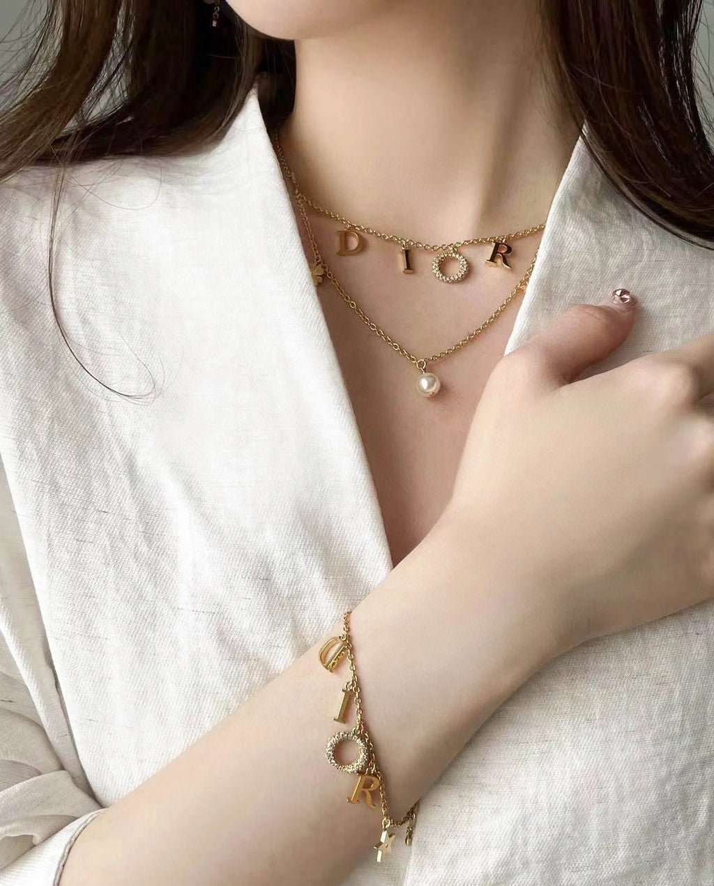 Dior Dangling Letter Chain Bracelet - product image 3