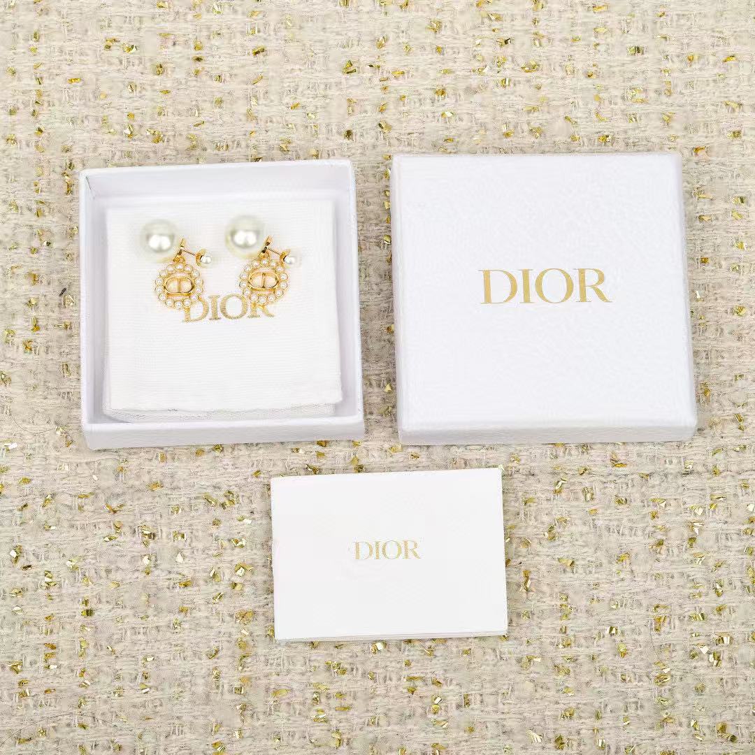 Dior Crystal Circle CD Tribales Earrings - product image 5