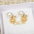 Dior Crystal Circle CD Tribales Earrings - product image 1