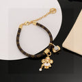 Louis Vuitton Push Flower Monogram Crystal Accent Bangle - album image 1