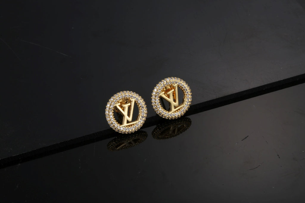 Louis Vuitton LV Letter Stud Earrings - album image 1