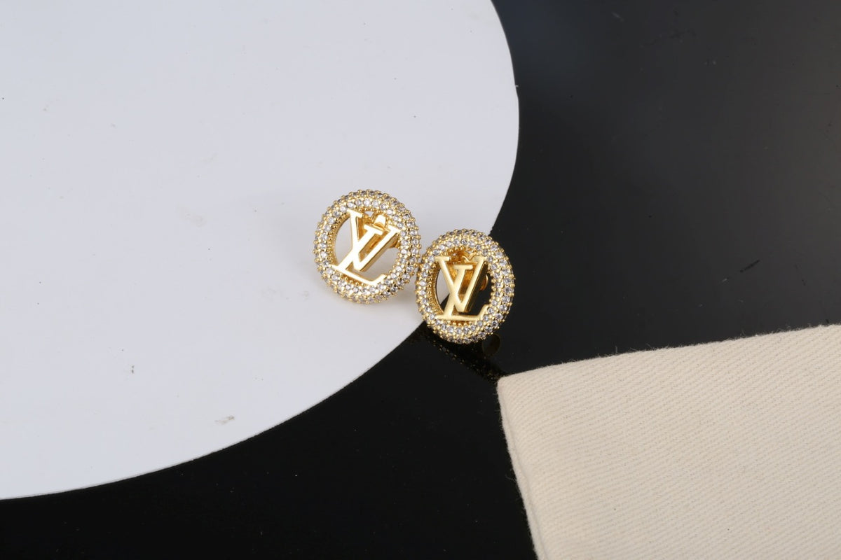 Louis Vuitton LV Letter Stud Earrings - album image 6
