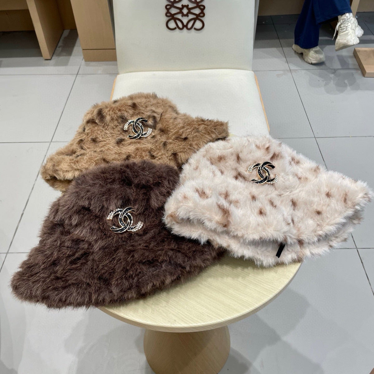 Chanel Plush Bucket Hat - image 5